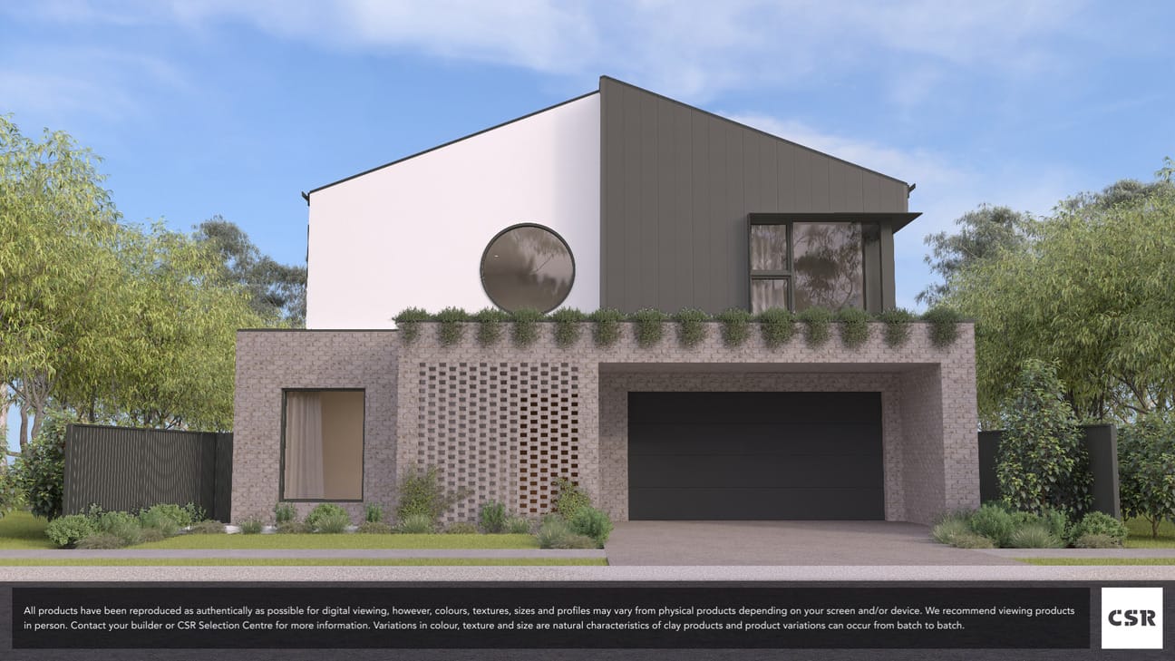 Harlem brick from PGH in Manhattan range on house render