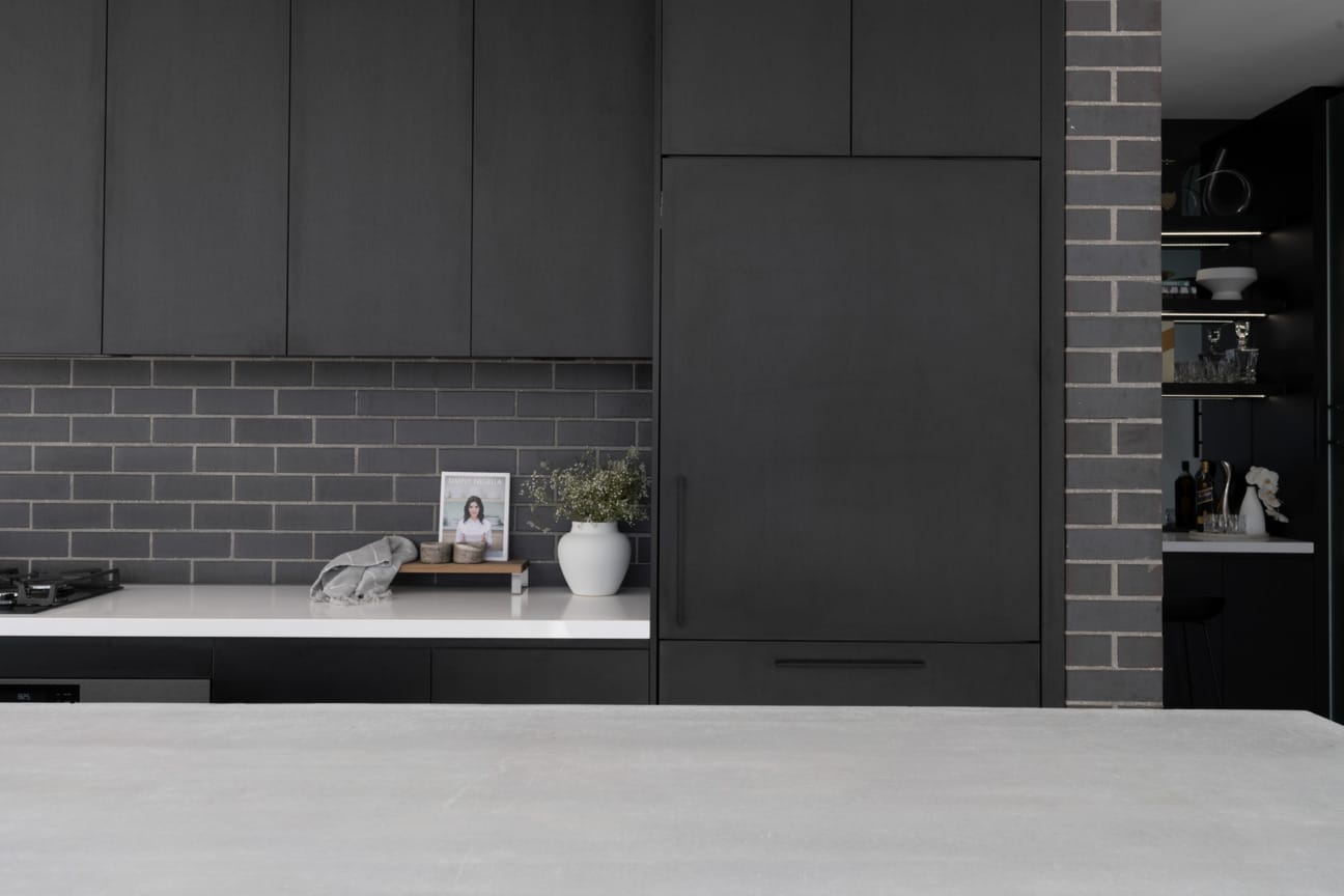 The Morley Project Morada Nero backsplash